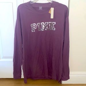 NWT Victoria secret medium long sleeve T shirt